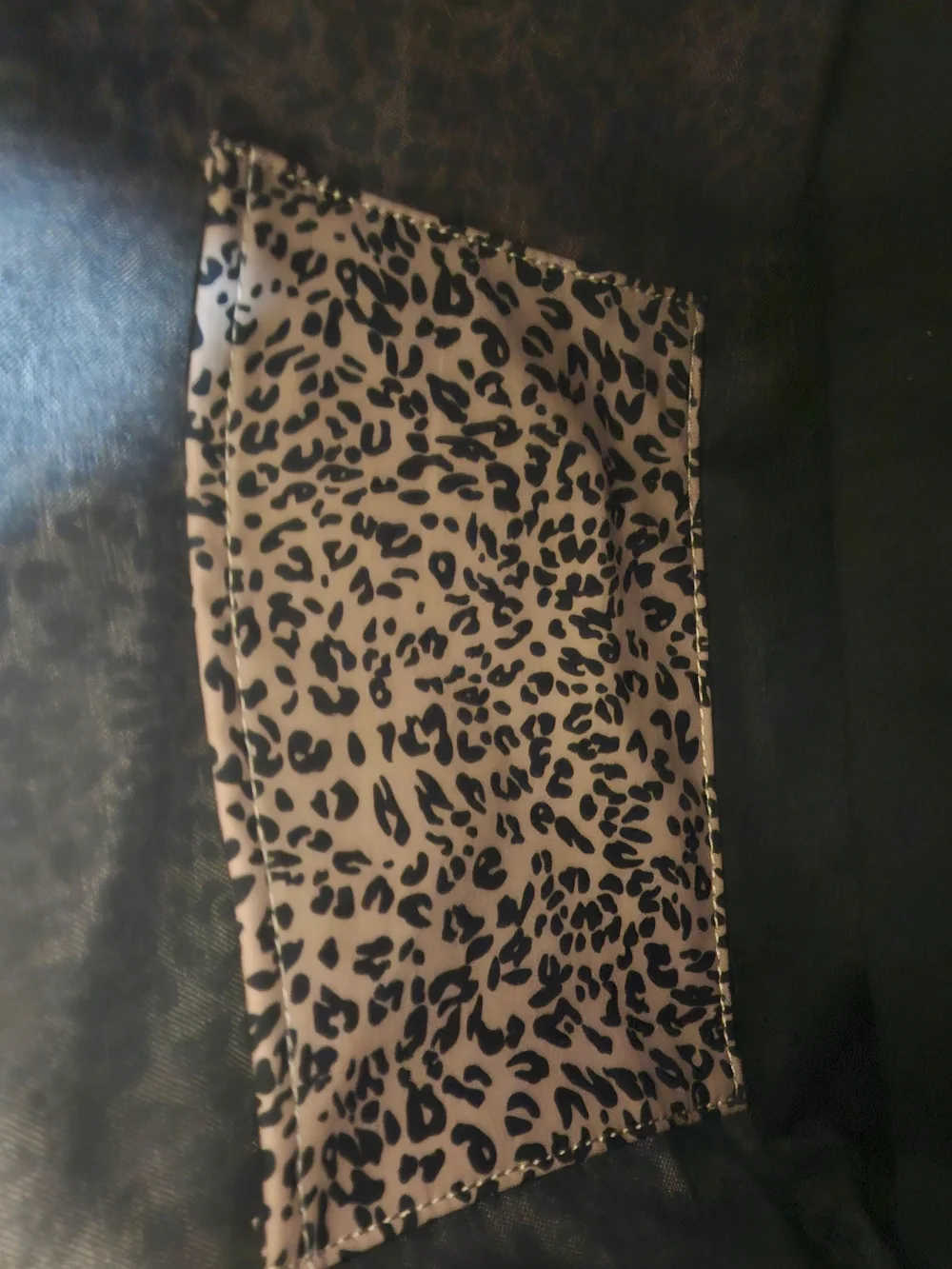 Womens Leopard Print Shoulder Bag - Unbranded